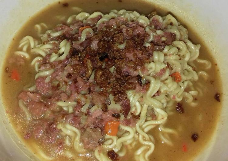 Resep Indomie Kari spesial kornet, Bikin Ngiler