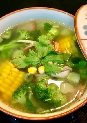 Hình của món Canh rau củ thập cẩm.