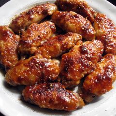 Pan-cooked Chicken Wingettes with Teriyaki Sauce A picture of Pan-cooked Chicken Wingettes with Teriyaki Sauce.