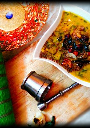A picture of Hyderabadi Kulfa Kairi Dal.