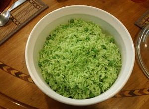Una foto de Arroz y chícharos/ Risi e Bisi