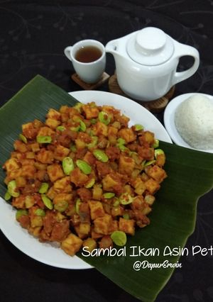 Foto resep Sambal Ikan Asin Pete