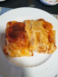 Una foto de Canelones caseros