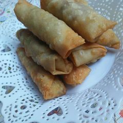 Veggie chinese Spring rolls A picture of Veggie chinese Spring rolls.