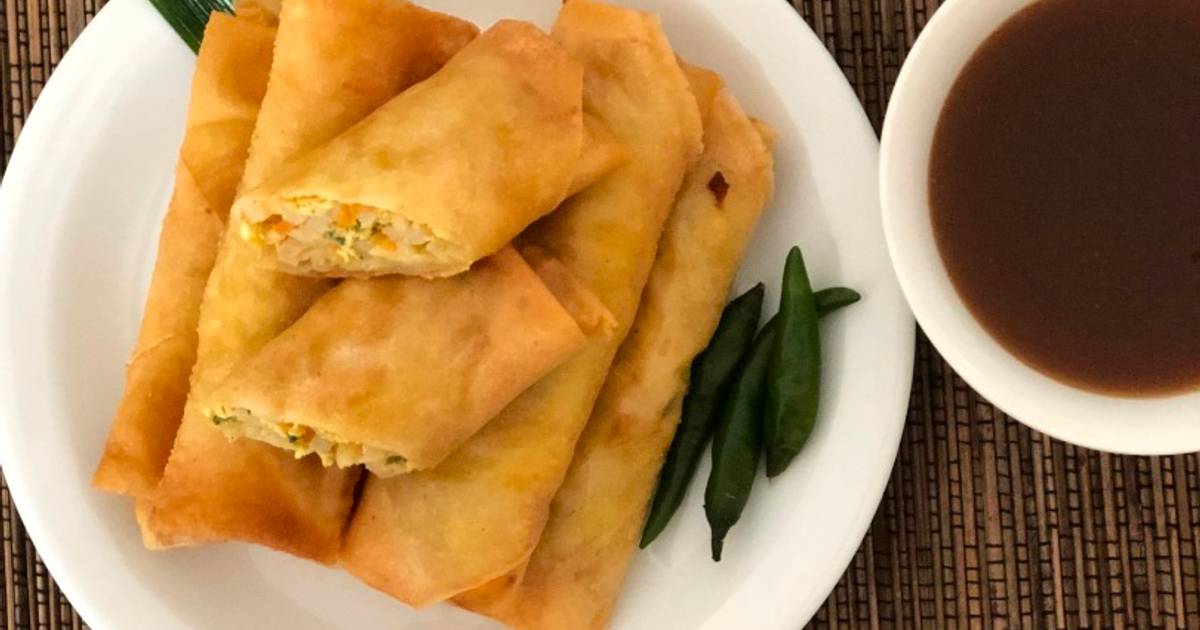 Resep Lumpia rebung / Bamboo shoot spring roll oleh septiana