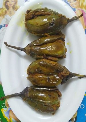 A picture of Bharva baingan.