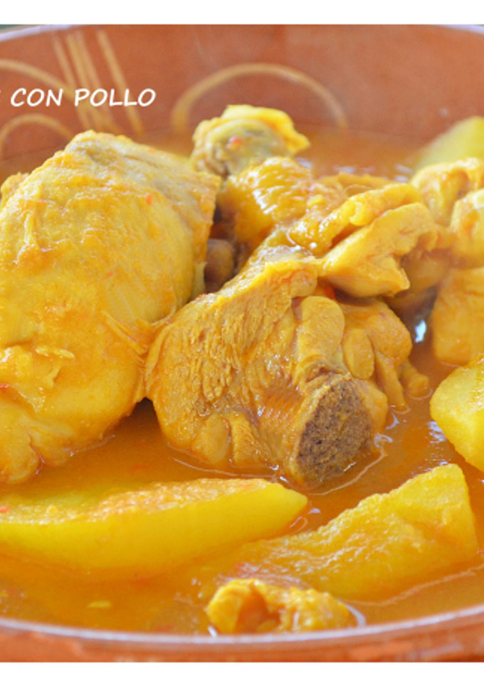 Una foto de Cazuela de patatas con pollo