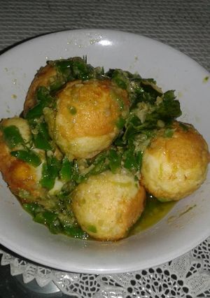 Foto resep Telor cabe hijau