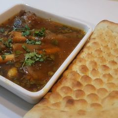 A picture of Mutton paya gravy#desimeal.