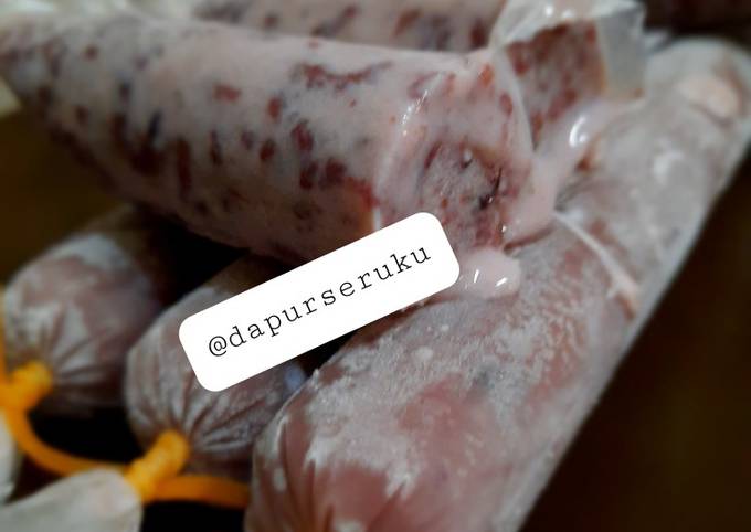 Cara Bikin Es Lilin (Ketan Hitam) Enak Terbaru