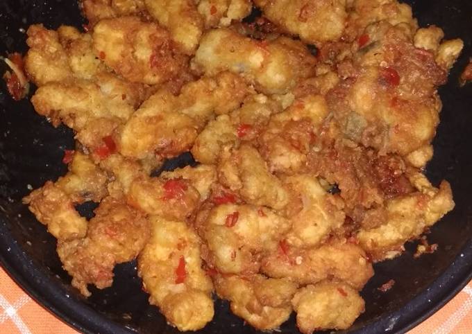 Resep Ayam Balado Tepung Fillet Oleh Ria Cahya - Cookpad