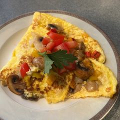A picture of Veggie omelet.