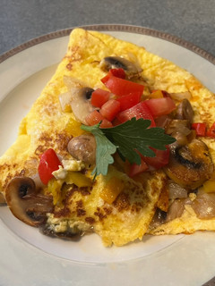 A picture of Veggie omelet.