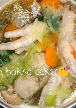 Foto resep Sop bakso ceker