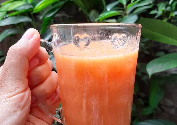 Resep Smoothie Jingga 2 yang Lezat