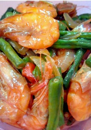 Foto resep Tumis Udang Asam Manis