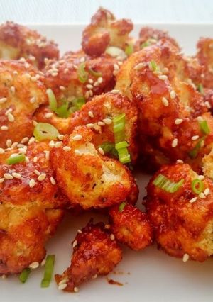 A picture of Vegetarian Korean Wings.