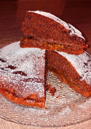 Foto di Torta sacher rivisitata🥧🍫🍑