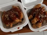 Ayam crispy saus bbq