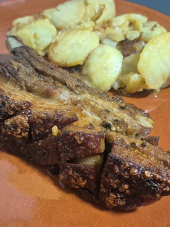 Una foto de Costilla de cerdo al horno