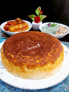 عکسی از دستور تهدیگ ته چینی مجلسی😍
