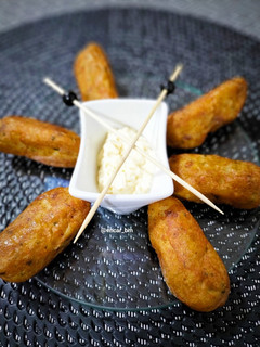 Una foto de Albóndigas de bacalao versión brandada