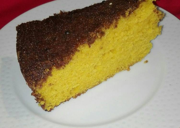 Bolo de cenoura da tia Odete