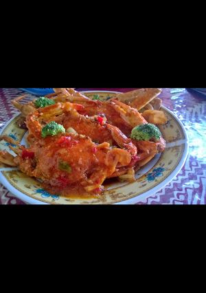 Foto resep KEPITING Saus Padang Praktis ala akuu