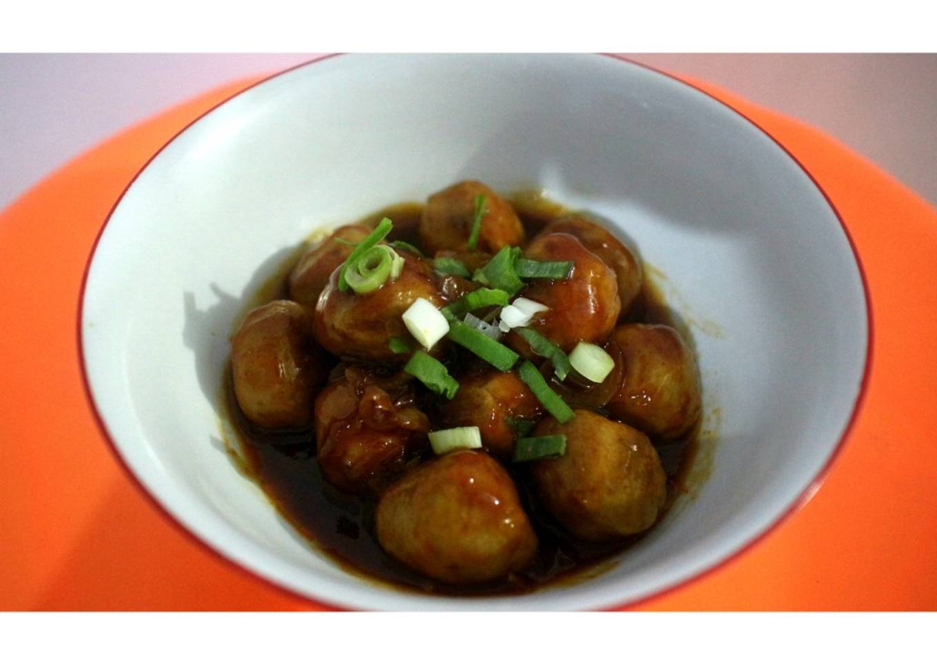 ☆ Bakso Saus Tomat Teriyaki ☆