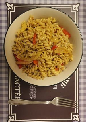 Une photo de Pâtes aux légumes