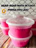 Agar-Agar Nata De Coco Perisa Ros Laici