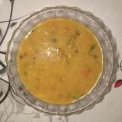 A picture of Green moong dall.