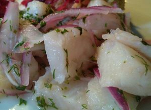 Una foto de CEVICHE Peruano-colombiano...!
