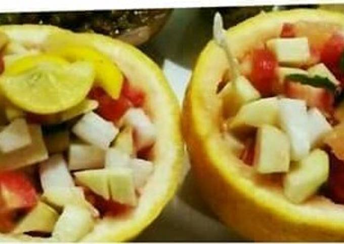 Grape Fruit stuffed saladπππππ