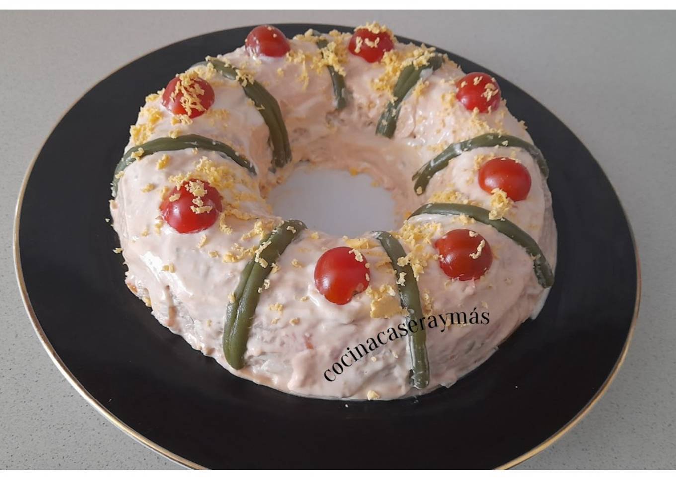 Ensaladilla de arroz con judías verdes