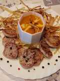 Tenderloin 🥩 with Vegetable Cream 🥕🌶 and Leek Chips