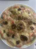 Berenjena con atún - microondas