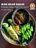 Ikan Selar Bakar Bersama Sambal Tempoyak Goreng & Ulam Timun