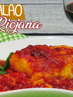 Una foto de Bacalao a la Riojana - Receta fácil