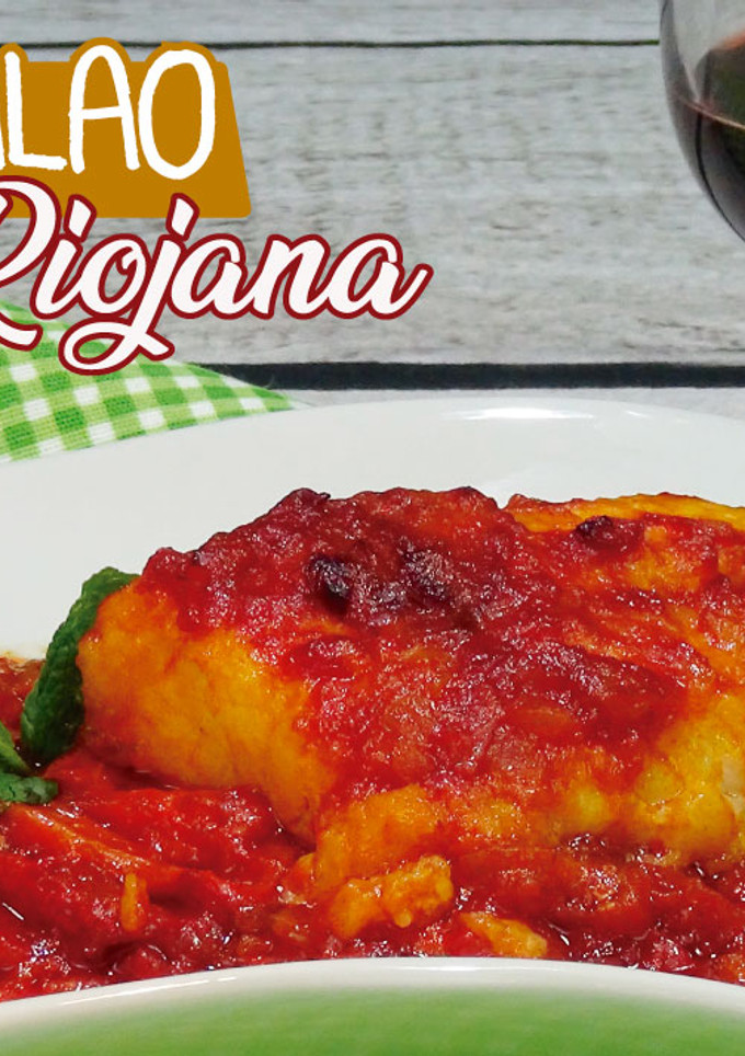 Una foto de Bacalao a la Riojana - Receta fácil