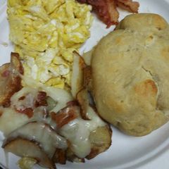 A picture of Breakfast before the Hurricane.