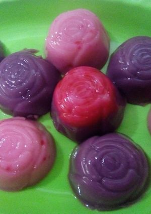 Foto resep Puding busa mawar
