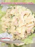Ensalada de gambas y atún