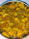Pea, Spinach, and Cauliflower Vegetable Curry