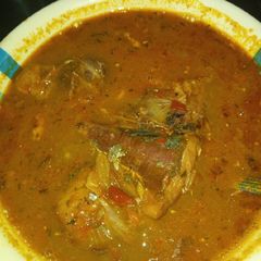 A picture of Fish pepper soup.