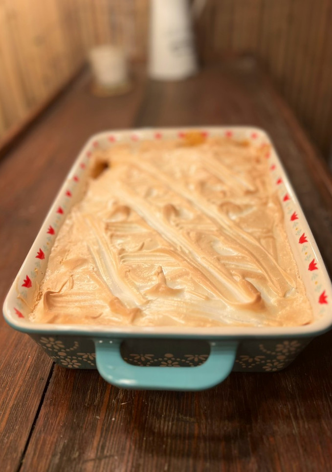 Una foto de Postre de vainillas y leche condensada