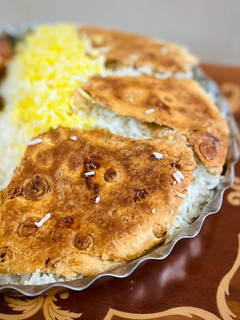 عکسی از دستور تهدیگ شیرین 🫓