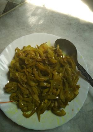 A picture of Parwal ki bhujia.