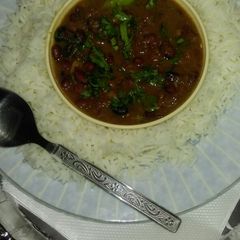 A picture of Rajma Chawal.