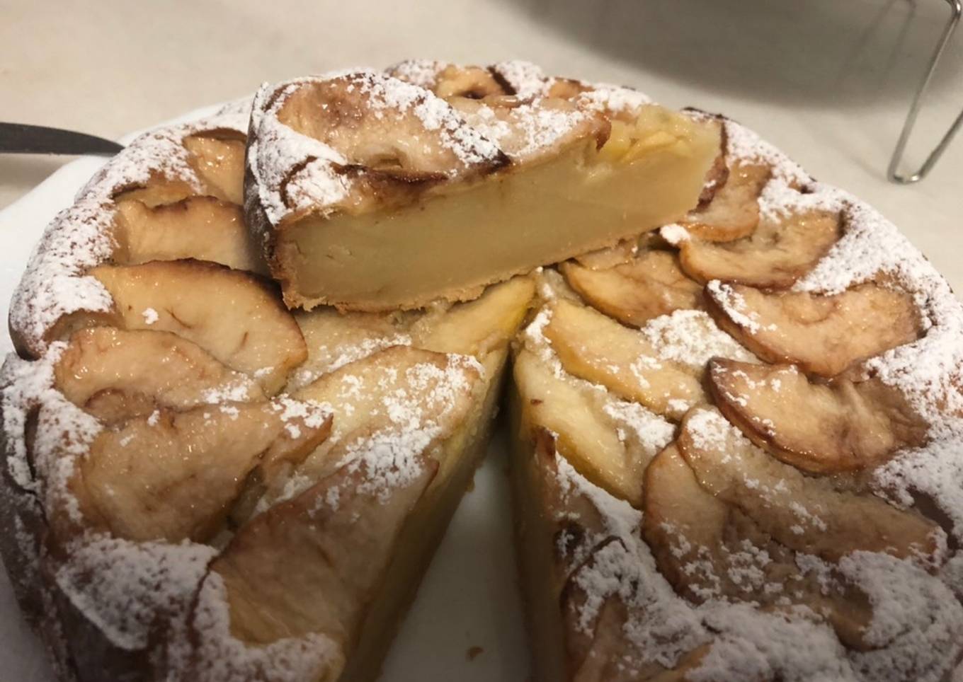 Pastel y masa de manzana 🍎🍰